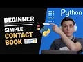 Python Mini Projects Beginner Simple Contact Book