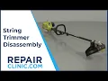 Ryobi String Trimmer Disassembly RY253SS - String Trimmer Repair Help