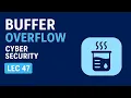 Buffer and Overflow Cyber Security Lec 47