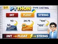 L-7 PYTHON TYPE CASTING INT FLOAT STRING
