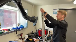 7 Sep 2023 Martin Svets doing welding.