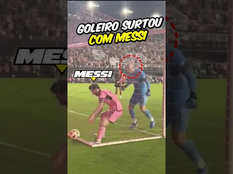 O GOLEIRO SURTOU COM O MESSI E SE DEU MUITO MAL…🤯
