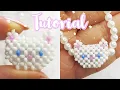 Seed Bead Cat Tutorial Cute Pendant For Handmade Jewelry