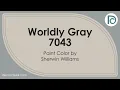 Worldly Gray SW 7043 by Sherwin Williams
