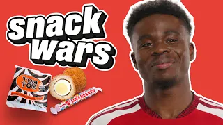 arsenal star bukayo saka rates british and nigerian food snack wars