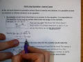 Multi step Equations Special Cases