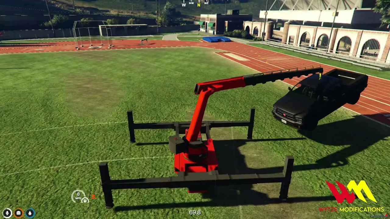 Crane Robot With Remote Controll Script  [SmartVehicle]