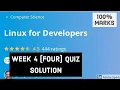 Coursera Linux for developers week 4 all quiz answer kernal modules and device management answer