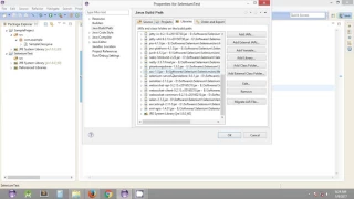 Selenium Tutorial - Including Selenium JARS in Java Project