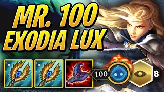 MR. 100 IS BACK with EXODIA SHADOW LUX! | 8 Shadow Comp | Teamfight Tactics Set 2 | TFT | LoL