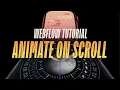 Create APPLE s SCROLL EFFECT in Webflow using Lottie Files and After Effects