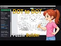Turn Coloring Pages into Dot-to-Dot Puzzles