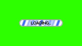 Loading Bar 10 Green Screen Chroma Key 