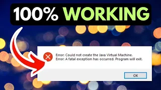 Error Could Not Create The Java Virtual Machine On Windows 11 RESOLVED
