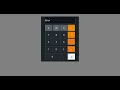 Python Calculator App Tkinter GUI Project Demo
