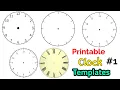 5 Best printable clock Templates 2020 Stylishakhil