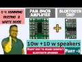 Download Lagu pam8403 AMPLIFIER BOARD + bluetooth chip + 10 watt +10 watt speakers + 100% noise free | part -1 |