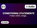Download Lagu Kotlin If Else, When Statement \u0026 Range in Hindi | Kotlin Full Course for Beginners EP.4@PhoneLess
