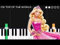 Download Lagu Barbie Princess Charm School - On Top of the World | EASY Piano Tutorial