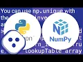 Map a NumPy array of strings to integers