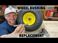Riding Mower Wheel Bushing Replacement 2 MINUTES