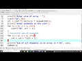 26 C program to perform sum of array elements using pointers C Programming Language LAB PPS LAB