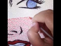 Pop Art Ben-day dots time lapse