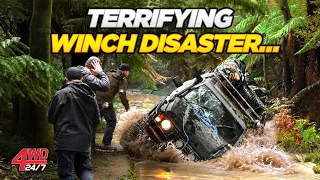 TREE CRASHES DOWN ON 4WD… TERRIFYING DISASTER on Tasmania’s Abandoned Track