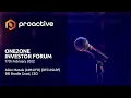 Alien Metals Ltd (AIM:UFO) (OTC:ASLRF) presenting at the Proactive One2One Forum 17th February 2022