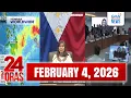 Lagu 24 Oras Express: February 04, 2026 [HD]