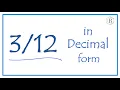 as a Decimal