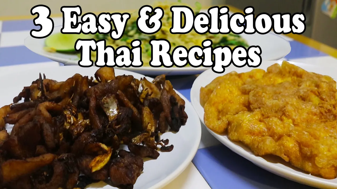 COOKING THAI FOOD  3 EASY THAI RECIPES YOU WILL LOVE. FOOD IN THAILAND