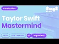 Download Lagu Taylor Swift - Mastermind (Karaoke Piano)