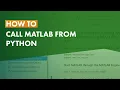 How to Call MATLAB from Python