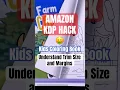Day 5 Create Kids Coloring Book on Canva and sell on Amazon kdp 2025 Trim Size Margins Hacks
