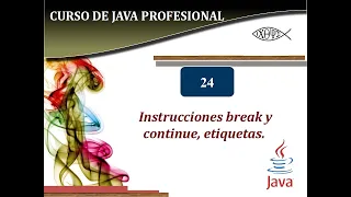 Java profesional Instrucciones break y continue y etiquetas