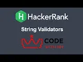 String Validators HackerRank Python Solution CODE WITH NM