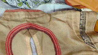 कॉलर वाला ब्लाउजकी कटिंग/कॉलर वाला ब्लाउज कैसे कट करें#bleuse cutiting #mointailor #live