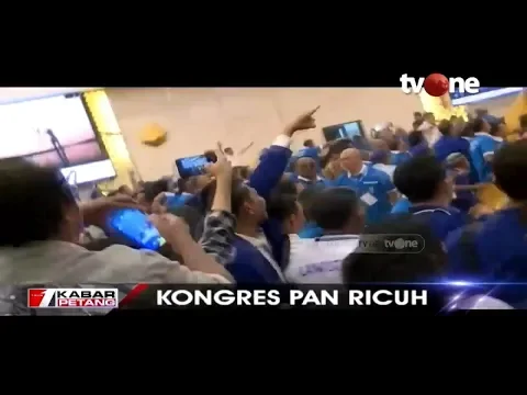 Rusuh! Dipicu Saling Ejek, Kongres PAN Diwarnai Aksi Adu Jotos & Lempar Kursi | tvOne