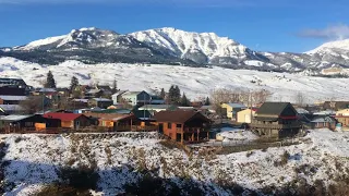 A winter morning in Gardiner Montana
