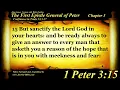 1 Peter Chapter 3 - Bible Book 60