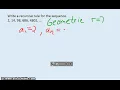 Alg 2 Notes 12 5 2 Writing Recursive Equations
