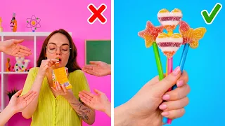 Edible Snacks You Can Sneak Into Class by 5-Minute Recipes! 🤫🍪