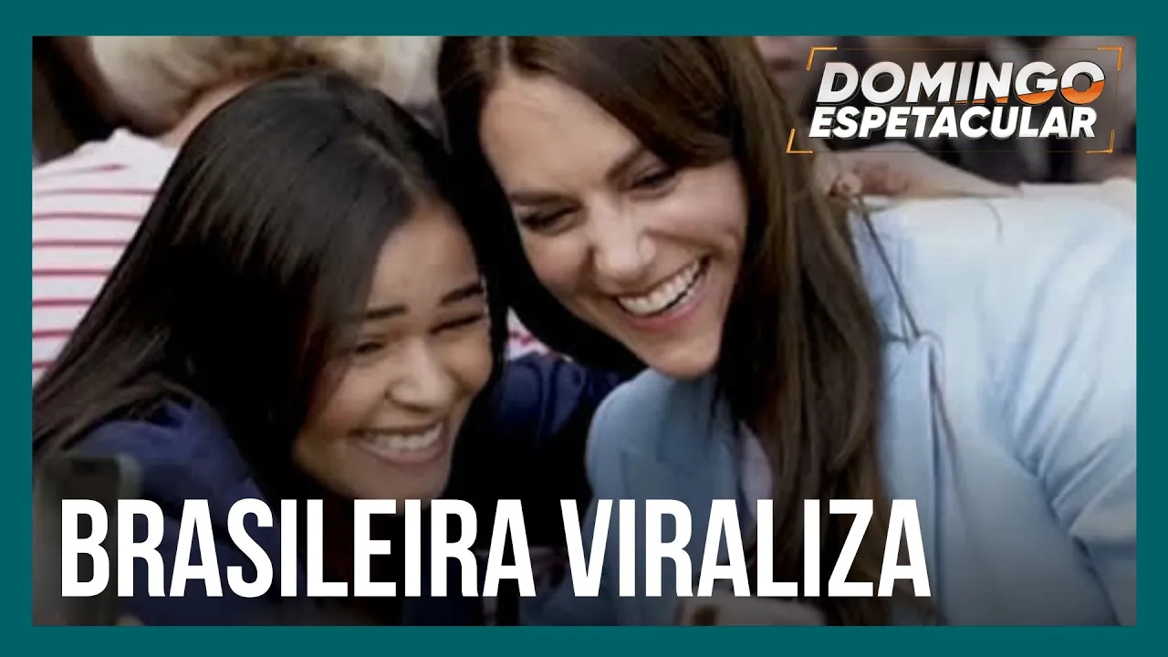 Brasileira aparece nas redes sociais da família real em selfie com princesa Kate