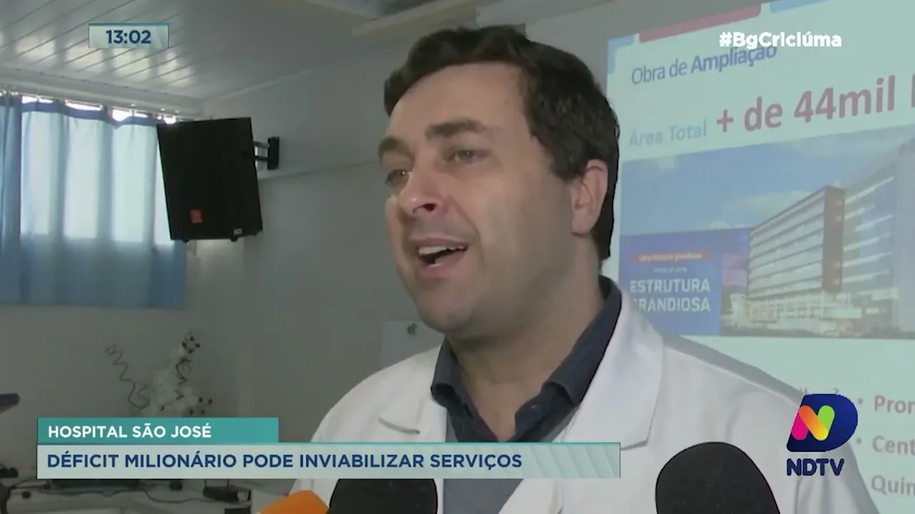 Défict milionário pode inviabilizar serviços do SUS no Hospital São José