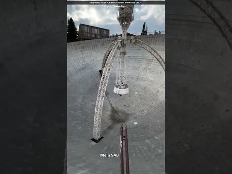 He Tried Sliding Through an Old Telescope