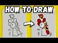 How To Draw Clash Royale Chicken Emote