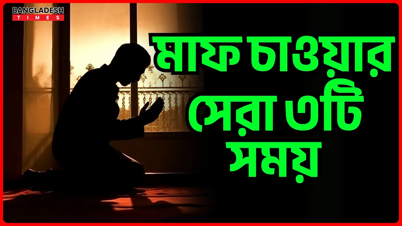 মাফ চাওয়ার সেরা তিনটি সময় | ইসলামিক টিপস