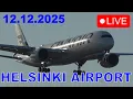🔴 LIVE from HEL!. Helsinki Airport Plane Spotting with De-icing