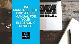 How To Use Manualslib to find a user manual for your electronic devices